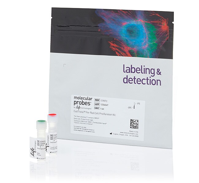 CellTrace&trade; Far Red Cell Proliferation Kit, for flow cytometry